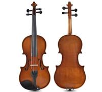 Violin Violin Beginner's Handmade Solid Wood Adult Entry-level Musical Instrument With Box 4/4 Set (Color : 1/8)