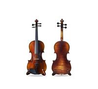 Violin Violin For Beginners Spruce Wood Tiger Pattern Beginner Handmade Ebony Professional Adult (Color : 3/4)
