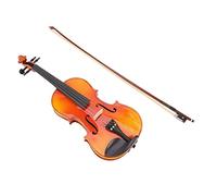 Violin Violin With Dominant Strings, Bow, Case, Rosin And Shoulder Rest - Open Clear Tone (Color : 1/8)