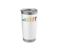 Violin Violinist Evolution Retro Vintage Stainless Steel Insulated Tumbler