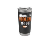 Violin Violinist Vintage Violin Mode On Stainless Steel Insulated Tumbler
