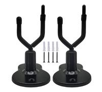 Violin Wall Hanger, Violin Wall Mount,2x Violin Viola Stand at Bow Holder - Space Saving String Instrument Organizer for Studio and Music Space