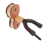 Violin Wall Mount, with Bow Hook, Sturdy Wooden Viola Hanger Stand Music Instrument Display Holder for Most Violin