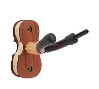 Violin Wall Mount, Wooden Violin Wall Holder 33 Lbs Weight Capacity Violin Wall Mount Hanger with Bow Hook Sturdy Music Instrument Display Holder Suitable for Most Violins