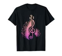 Violin with Flying Notes Outfit Women Violin Girls T-Shirt