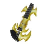 Violin Yellow Color Solid Wood 5 Strings 4/4 Electric Violin For Adults