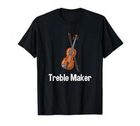 Violinist Shirt - Treble Maker Violin with bow Gift T-Shirt