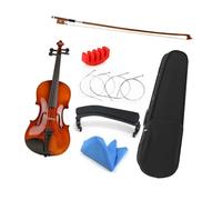 Violins 1/8 1/16 1/10 Size for Beginner Adult with Case Bow Strings Shoulder Rest Bass Wood Violin(1/16)