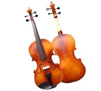 Violins 1Pcs Adult Wood Color 1/4 Violin Handcraft Musical Instruments