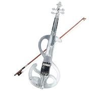 Violins 4/4 Electric Violin Transparent Body With Led Light Violin Bow Luminous Clear Electronic Performance (Color : 2)