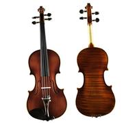 Violins 4/4 Flamed Maple Vintage Oil Varnish Professional Violin(1/4)