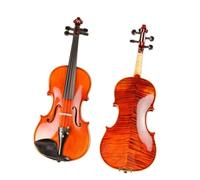 Violins 4/4 Full Size Handmade Flamed Maple Violin For Beginners And Adults Ebony Accessories