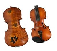 Violins 4/4 Violin With Huge And Powerful Sound Flamed Maple Back With Maple Leaf Pattern On Back