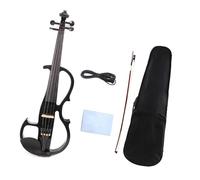 Violins 4 String Electric Silent Violin 4/4 Sweet Tone Electronic Quite Violin With Case Bow