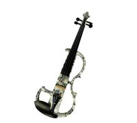 Violins Art Violin Full Size Painted Solid Wood Silent Ebony Fittings Parts Electric Violin