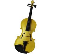 Violins Color Spray White Violin Is Suitable For Beginner String Instruments(Yellow)