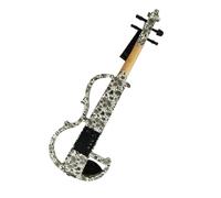 Violins Electric Art Violin Solid Wood Silent Violin Full Size 4/4 Violin Ebony Fittings Parts Violin For Beginner Adult