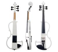 Violins Electric Violin Solid Wood Five String Silent Practice Instrument With Case