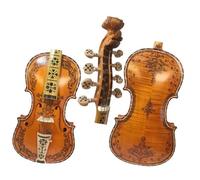Violins Fiddle 4/4 Violin 4 * 4 Nice Inlay And Drawing Spruce Top Flamed Maple Back