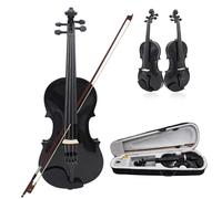 Violins Full Size Solid Wood Acoustic Violin For Beginner With Case And Bow For Beginners To Practice Using(1)