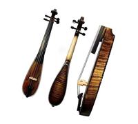 Violins Great Inlaid Purfle Violin 7 3/4" Very Good Sound Nice Flames Maple Back