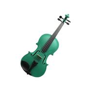 Violins Green Acoustic Violin 4/4 3/4 1/2 1/4 1/8 for Beginner Case Bow Rosin Shoulder Rest Mute Strings(1/4)