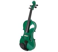 Violins Green Full Size Adult Wooden Violin With Case And Bow