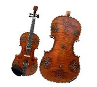 Violins Handmade Fiddle 4strings 4/4 Violin Fiddle Wonderful Drawing On The Spurce Top And Great Maple Back