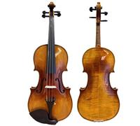 Violins Handmade Violin 4/4 Flamed Ebony Accessories(Type 3)