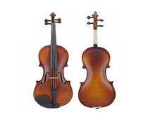 Violins Laminated Plywood Art Flower Piano Basswood Pressure Plate Plywood Student Violin (Color : 1/2)