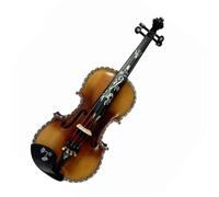 Violins Maple 4/4 Violin With Carved Ribs And Neck Inlays Beautiful Body And Clear Pleasant Tone