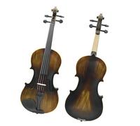 Violins Matte Basswood Solid Wood Fiddle With Violin Case Bow Accessories Stringed Instruments 4/4 Acoustic Violin