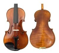 Violins Matte Patterned Violin 4/4 Handmade Ebony Accessories(Type 1)