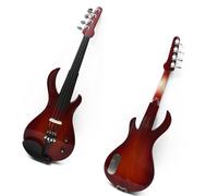 Violins Purely Handmade Electric Violin Ebony Soundboard Maple Violin Red Electric Violin