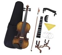 Violins Violin 4/4 Acoustic Solid Wood Violin Spruce Maple Fiddle Stringed Instrument Beginner With Bow Case Stand Strings