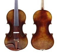 Violins Violin With Bow And Case Dark Finish Professional Musical Instrument