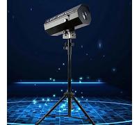 VIOLK Stage Follow Spot Light, 200W LED Spotlight Manual Control Stage Spotlight Stand Adjustable Aperture, Stand DJ Disco Light Beam for Wedding Birthdays Christmas Party