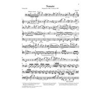 Violoncello Sonata op. 99 cello and piano with marked and unmarked string parts;