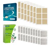 Violotoris 52 PCS Sleep Patches and warmwood Foot Patches,Sleep Aid for Adults,Sleep Stickers Improve Quality Sleep,Mood Calming Stickers,Foot Pads,Sleep Aid Patches