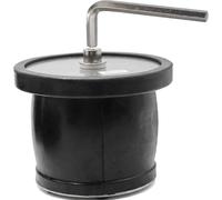 Viongna Expandable Mechanical Seal Cleanout Pipe Plug, Rubber Expansion Test Plug with Stainless Steel Allen Wrench Handle, 2" to 2.95" Leakproof Sewer Drain Plug for Pool Winterizing, Boat, Plumbing