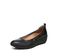 Vionic Advantage Jacey Womens Wedge Sandals Slide That Includes Three-Zone Comfort for Heel Pain and Plantar Fasciitis with Concealed Orthotic Arch Support Medium Fit Black Black UK 6.5