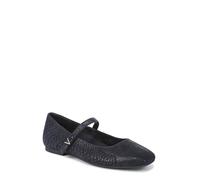 Vionic Women's Alameda Mary Jane Flat, Navy Blazer Snake Embossed, 6.5 UK