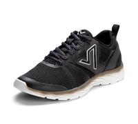 Vionic Brisk Miles Women Trainers Lace up Supportive Walking Shoes That Includes Three-Zone Comfort for Heel Pain and Plantar Fasciitis with Orthotic Insole Arch Support Wide Fit Black UK 4.5