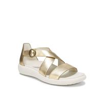 Vionic Harmony Rx Strappy Sandals In Metallic Gold Metallic Gold