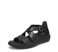 Vionic Harmony RX Women's Flat Sandals with Arch Support Black UK 4.5 Wide Fit