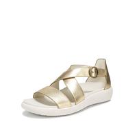 Vionic Harmony RX Women's Flat Sandals with Arch Support Gold UK 6.5 Wide Fit