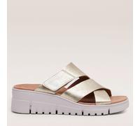 Vionic Journey Wedge Uptown Sunset Sandal GOLD SIZE 4