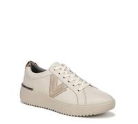 Vionic Womens Kearny Lace 2.0 Lace-Up Trainers, Medium Fit, Cream Leather, UK 4