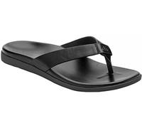 Vionic Ludlow Elijah Men's Toe Post Thong Sandal That Includes Three-Zone Comfort for Heel Pain and Plantar Fasciitis with Concealed Orthotic Arch Support Medium Fit Black UK 12