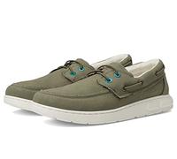 Vionic Men's Loafers & Moccasins - Skipper, Green Fabric, UK 6, Medium Fit